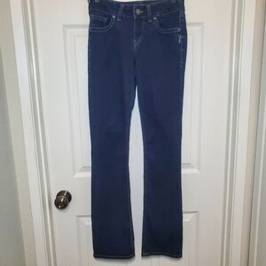 Silver Jeans Suki Surplus Womens 27/33 Bootcut Dark Wash Denim Stretch